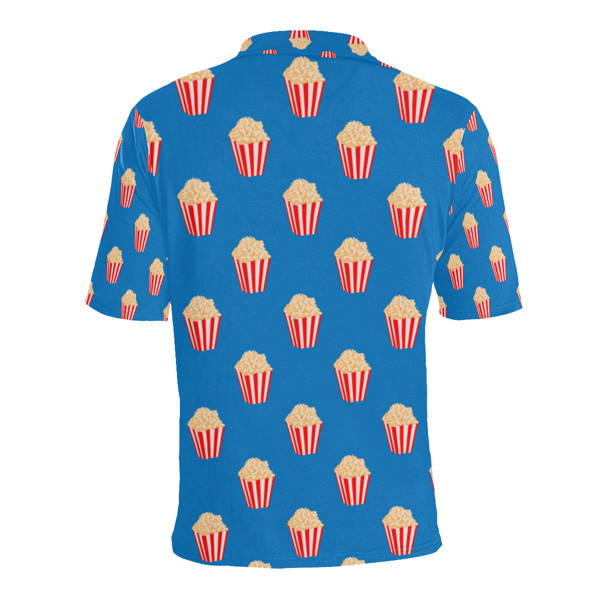 Popcorn Pattern Print Design A04 Men Polo Shirt