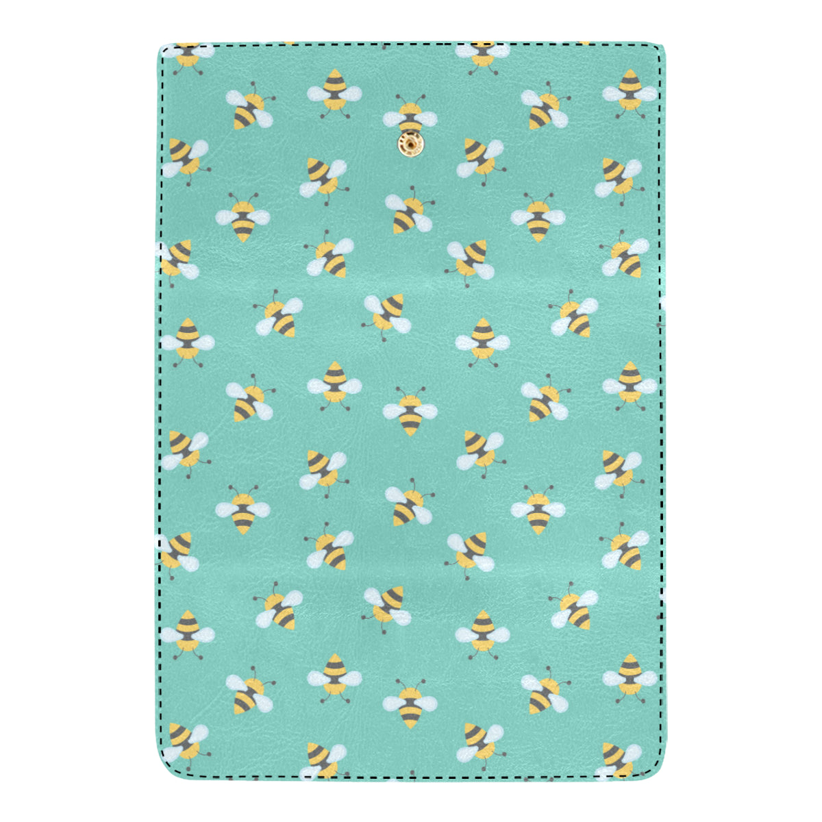 Bee Pattern Print Design 01 Women's Trifold Wallet