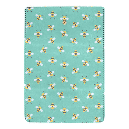 Bee Pattern Print Design 01 Women's Trifold Wallet