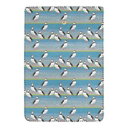 Puffin Pattern Print Design A01 Women's Trifold Wallet