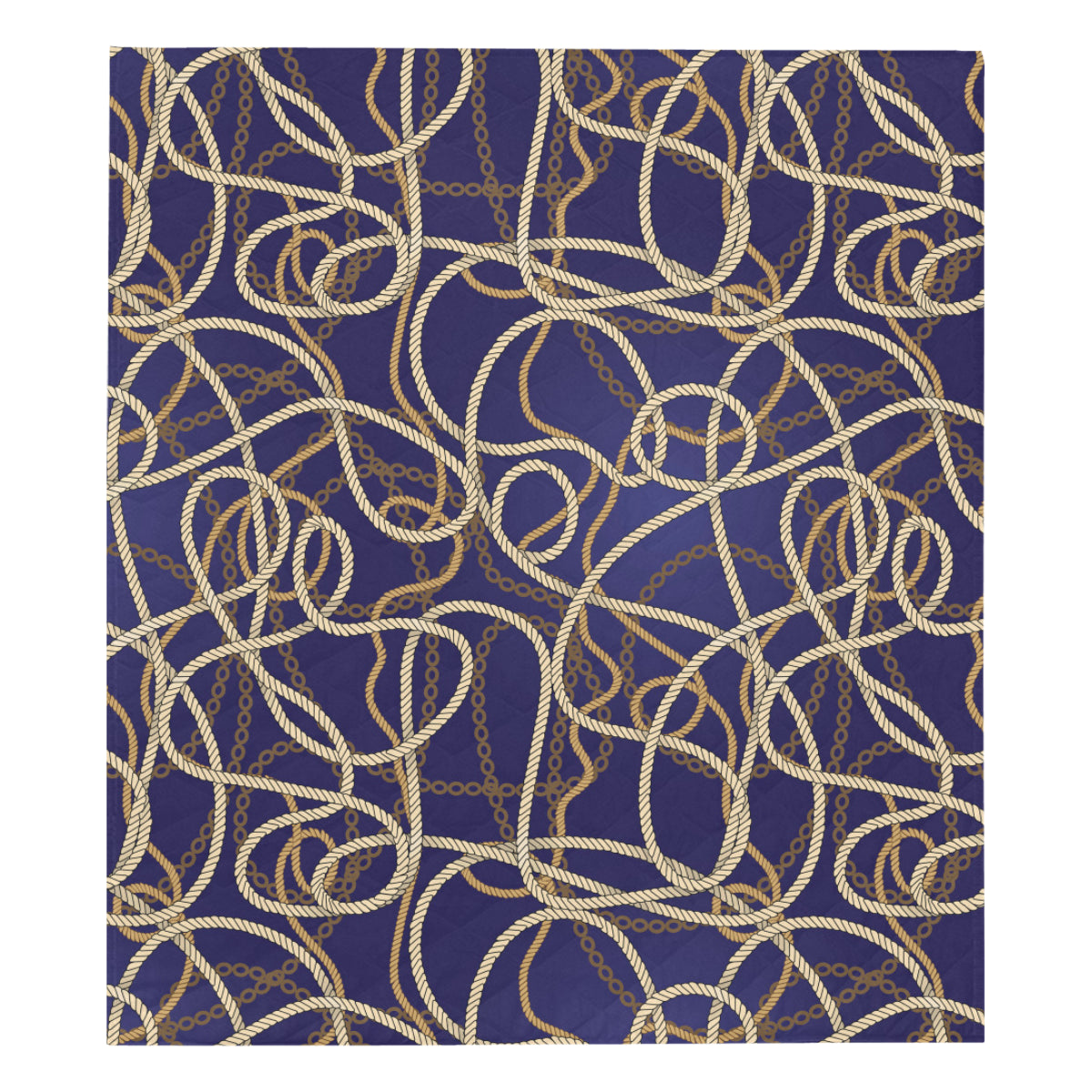 Rope Pattern Print Design A01 Premium Quilt