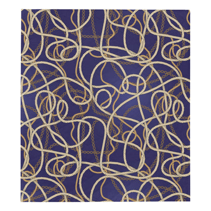 Rope Pattern Print Design A01 Premium Quilt