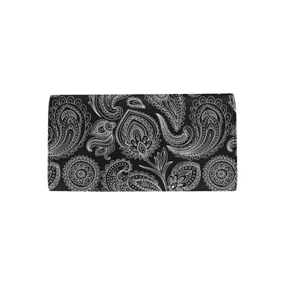 Paisley Pattern Print Design A04 Women's Trifold Wallet