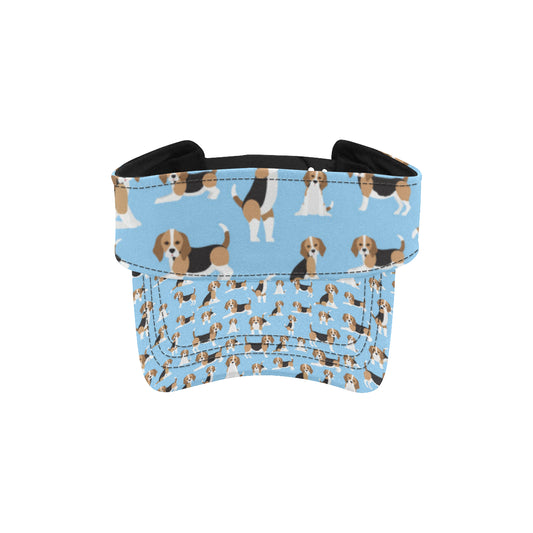Beagle Pattern Print Design 03 Unisex Sun Visor