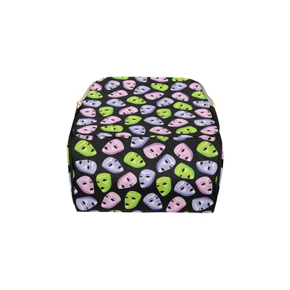Acting Mask Pattern Print Design 04 Diaper Bag Backpack