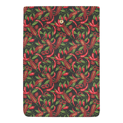 Chilli Pepper Pattern Print Design 02 Women's Trifold Wallet