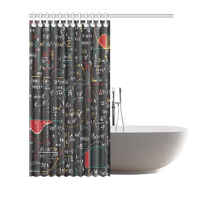 Math Pattern Print Design 04 Shower Curtain