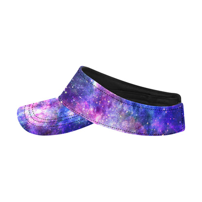 Galaxy Night Stardust Space Print Unisex Sun Visor