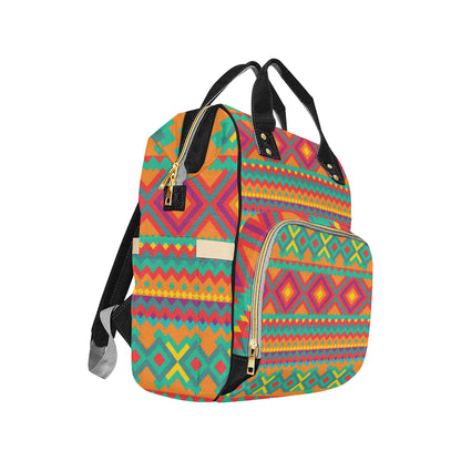 Mexican Pattern Print Design 04 Diaper Bag Backpack