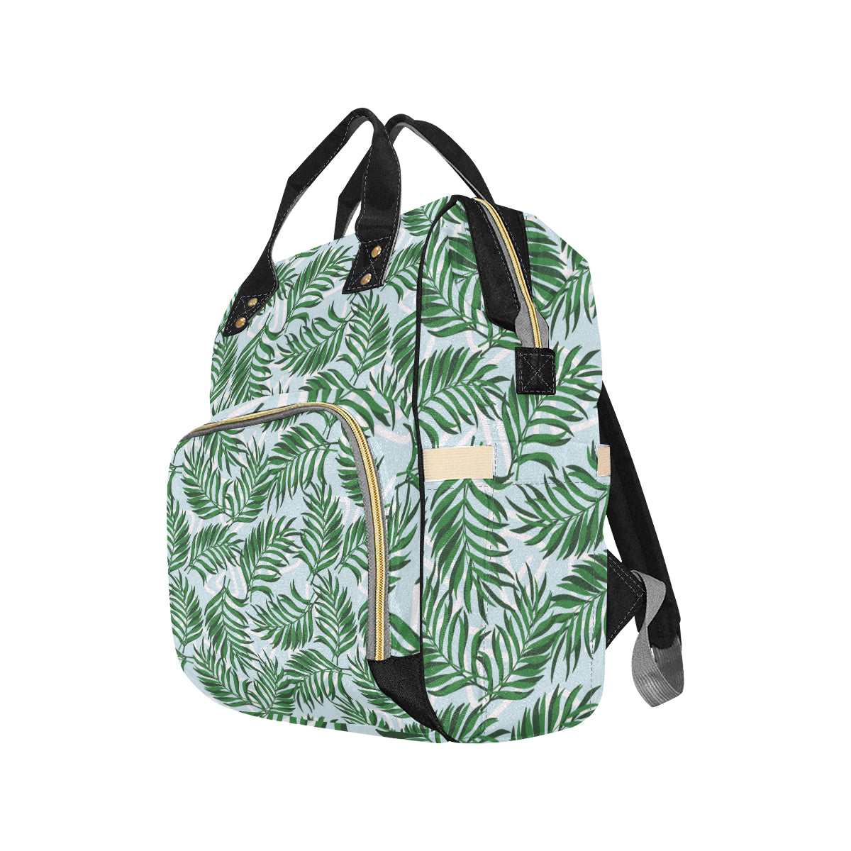 Palm Leaves Pattern Print Design PL06 Diaper Bag Backpack