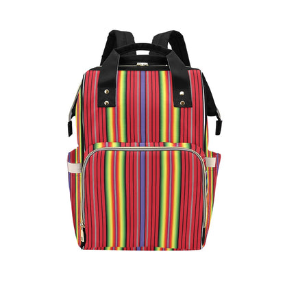 Serape Print Design LKS305 Diaper Bag Backpack