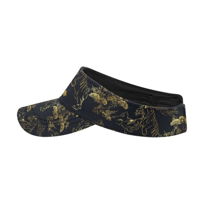 Tiger Japan Style Print Design LKS305 Unisex Sun Visor