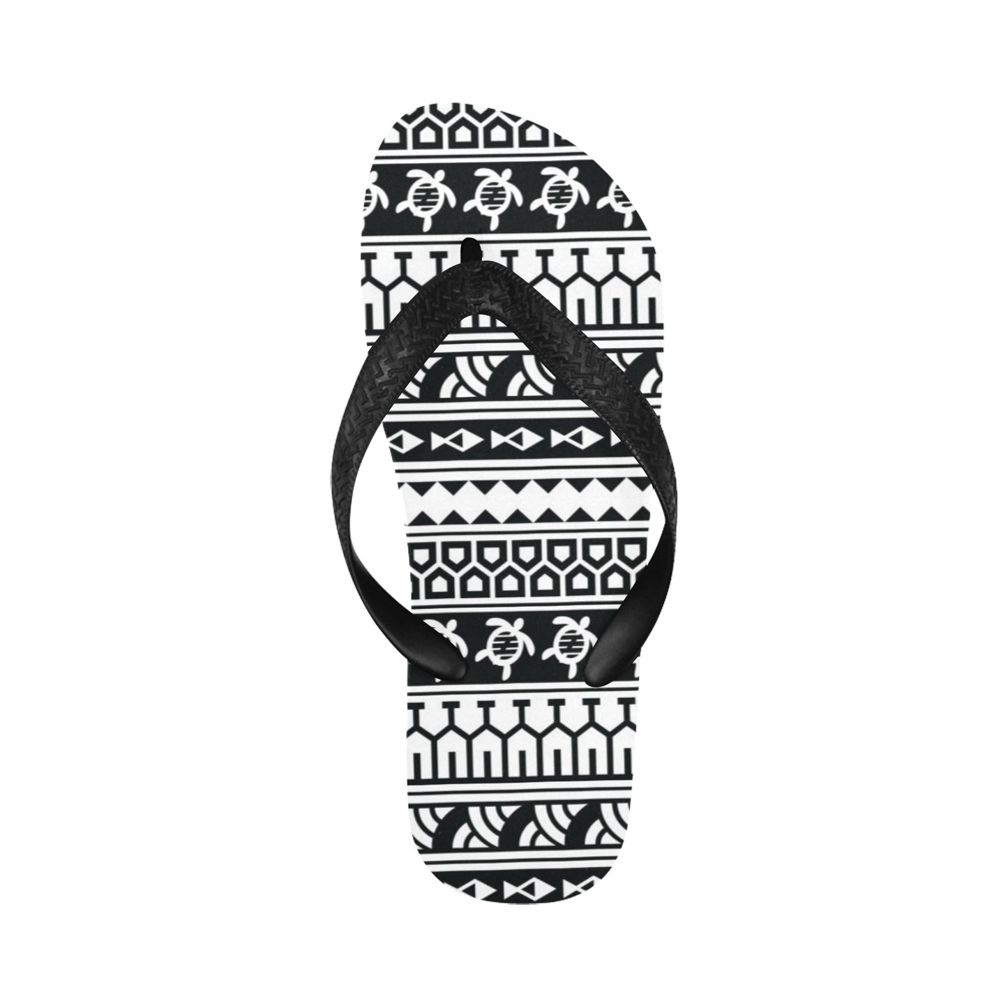 Samoan Pattern Print Design LKS303 Flip Flops