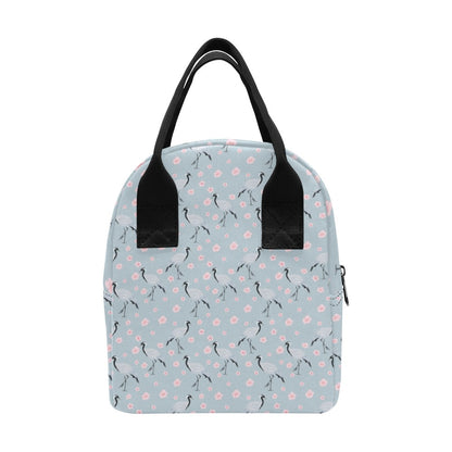 Sakura Bird Print Design LKS304 Insulated Lunch Bag