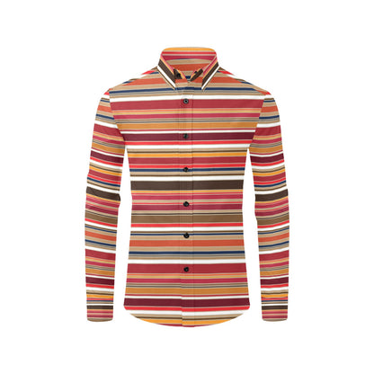 Serape Print Design LKS301 Men's Long Sleeve Dress Shirt