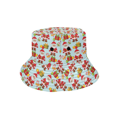 Santa Christmas Themed Print Design LKS303 Unisex Bucket Hat