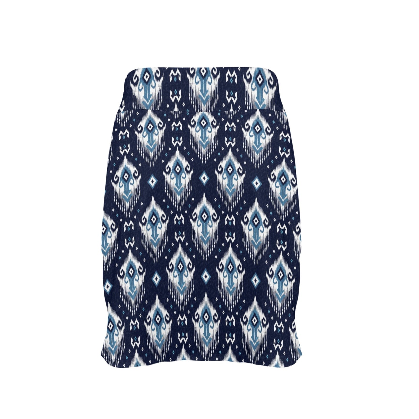 Ethnic Ornament Print Pattern 17" Golf & Pickleball Skort with Pockets