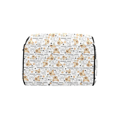 Yorkshire Terriers Print Design LKS308 Diaper Bag Backpack