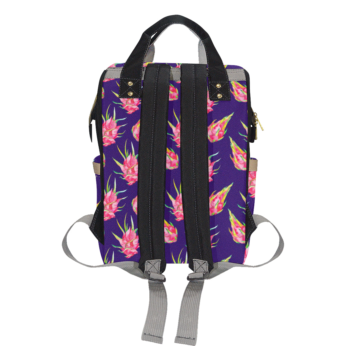 Dragonfruit Pattern Print Design DF02 Diaper Bag Backpack