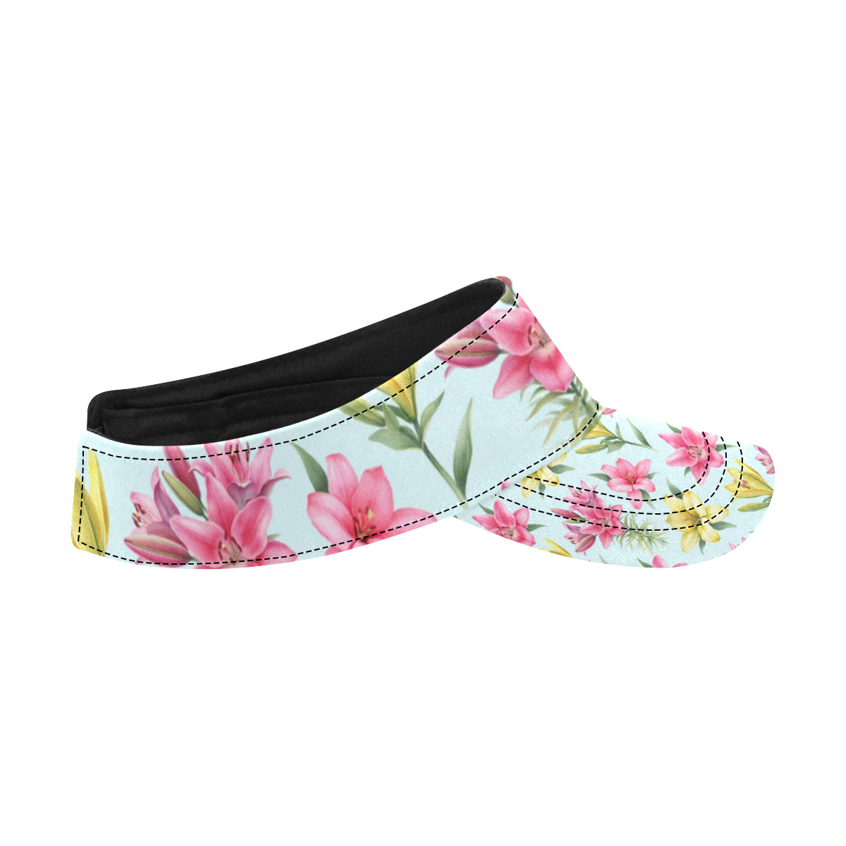 Lily Pattern Print Design LY010 Unisex Sun Visor