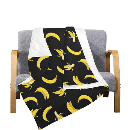 Banana Pattern Print Design BA05 Premium Quilt