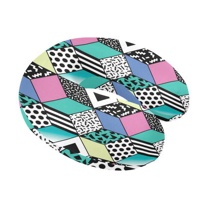 90s Pattern Print Design 3 U-Shaped Travel Neck Pillow