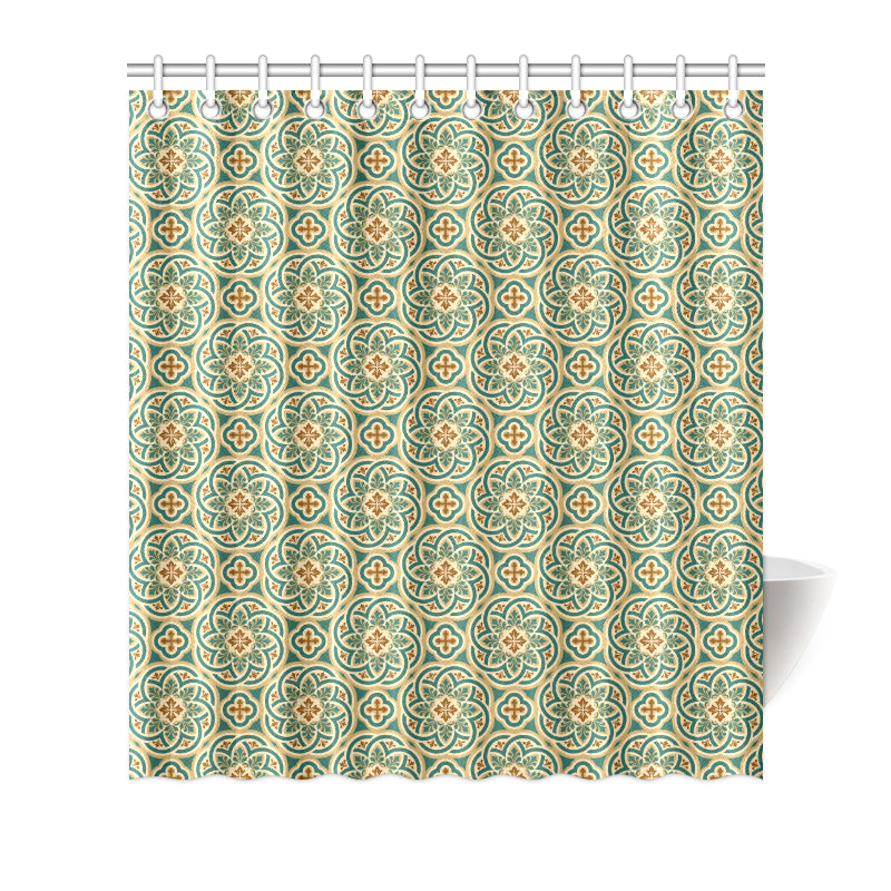 Cross Pattern Print Design 01 Shower Curtain