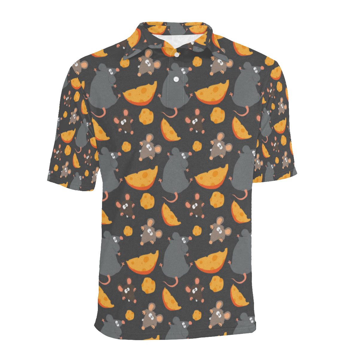 Rat Pattern Print Design 04 Men Polo Shirt