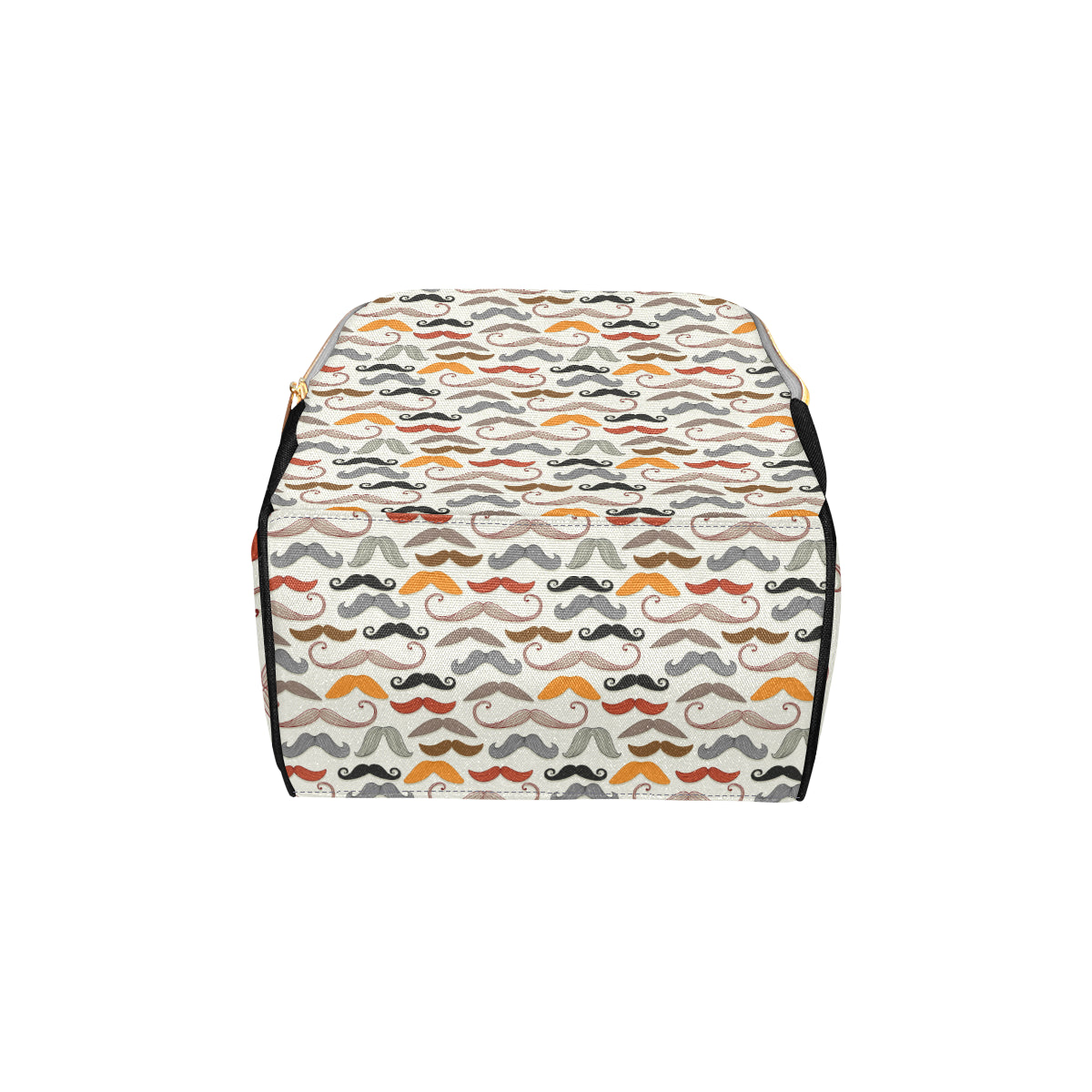 Mustache Pattern Print Design A02 Diaper Bag Backpack
