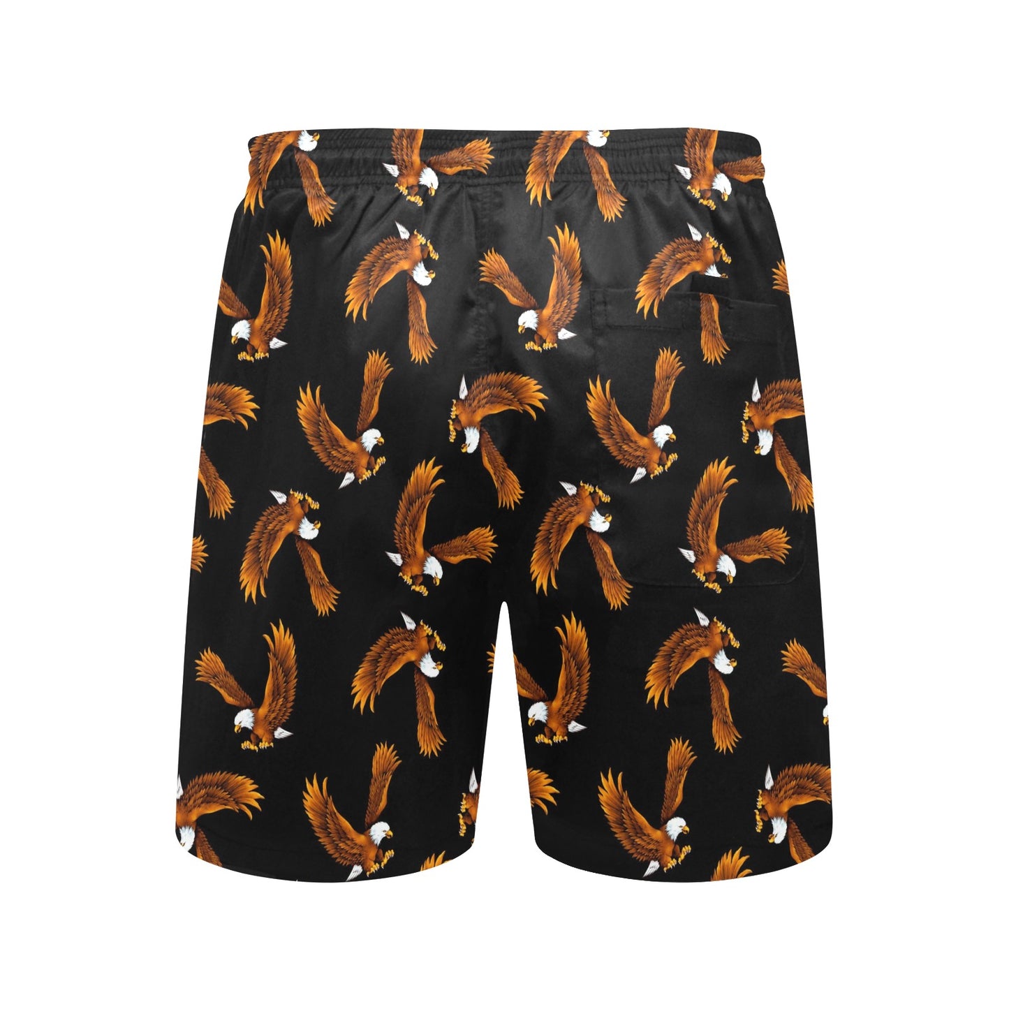 Eagles Print Pattern Men's Swim Trunks Beach Shorts