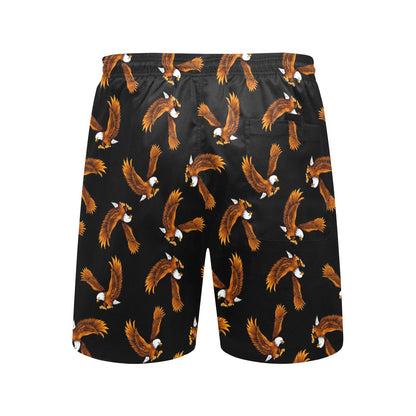 Eagles Print Pattern Men's Swim Trunks Beach Shorts