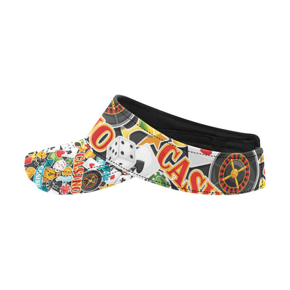 Casino Pattern Print Design 03 Unisex Sun Visor