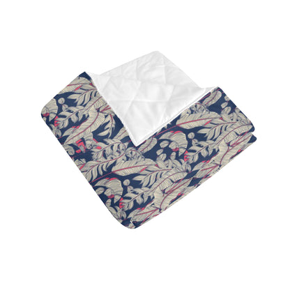 Bird Of Paradise Pattern Print Design 03 Premium Quilt