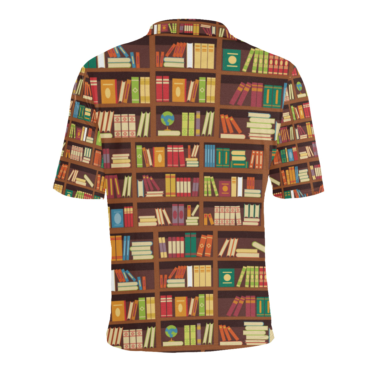 Book Pattern Print Design 06 Men Polo Shirt