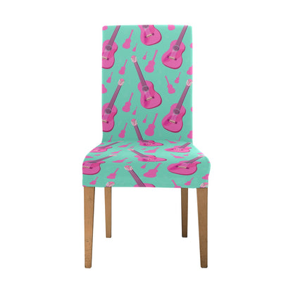 Acoustic Guitar Print Design LKS405 Dining Chair Slipcover
