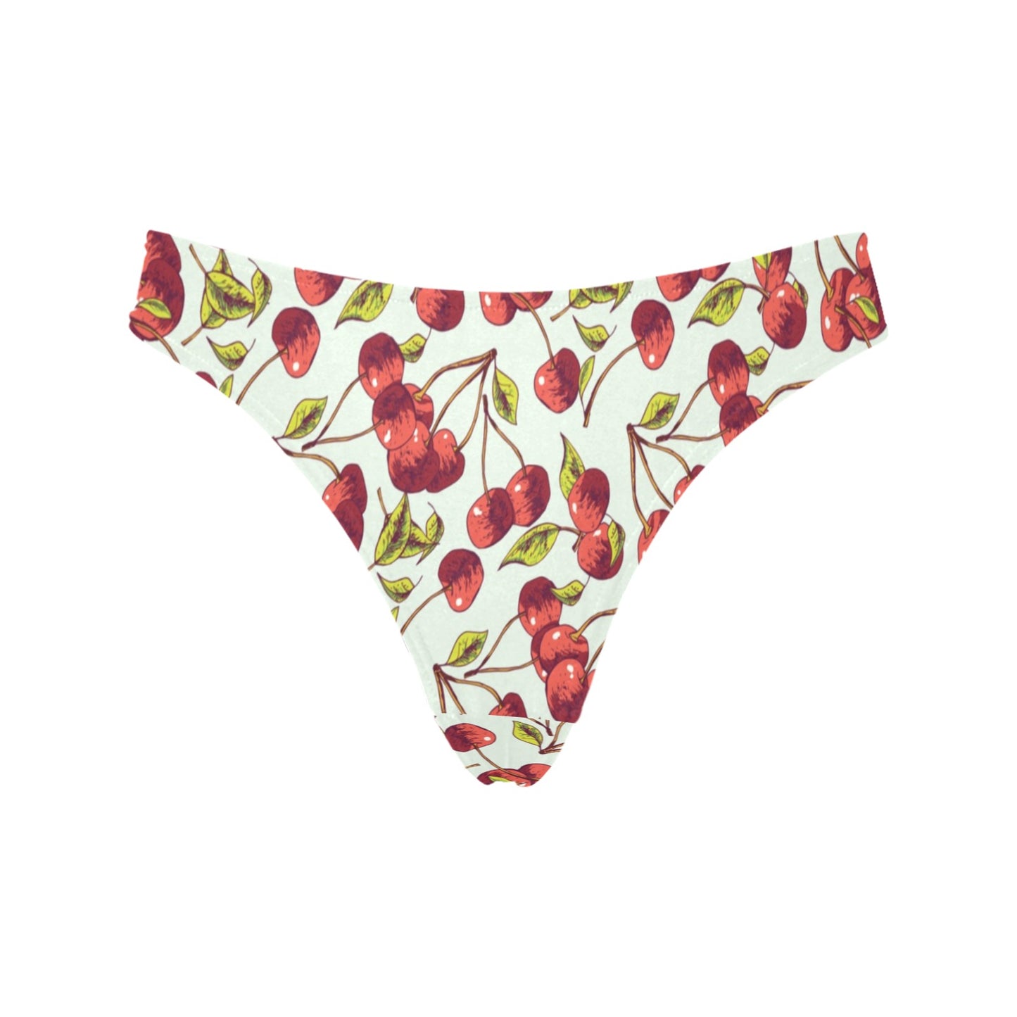 Cherry Hand Draw Women's Thongs