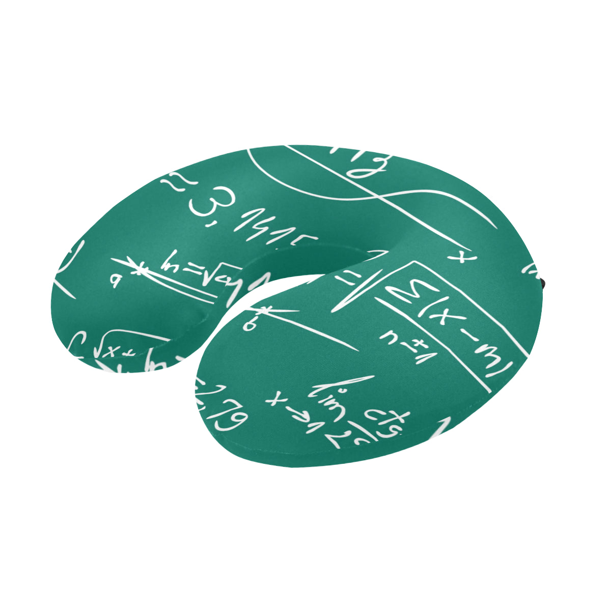 Math Pattern Print Design 01 U-Shaped Travel Neck Pillow