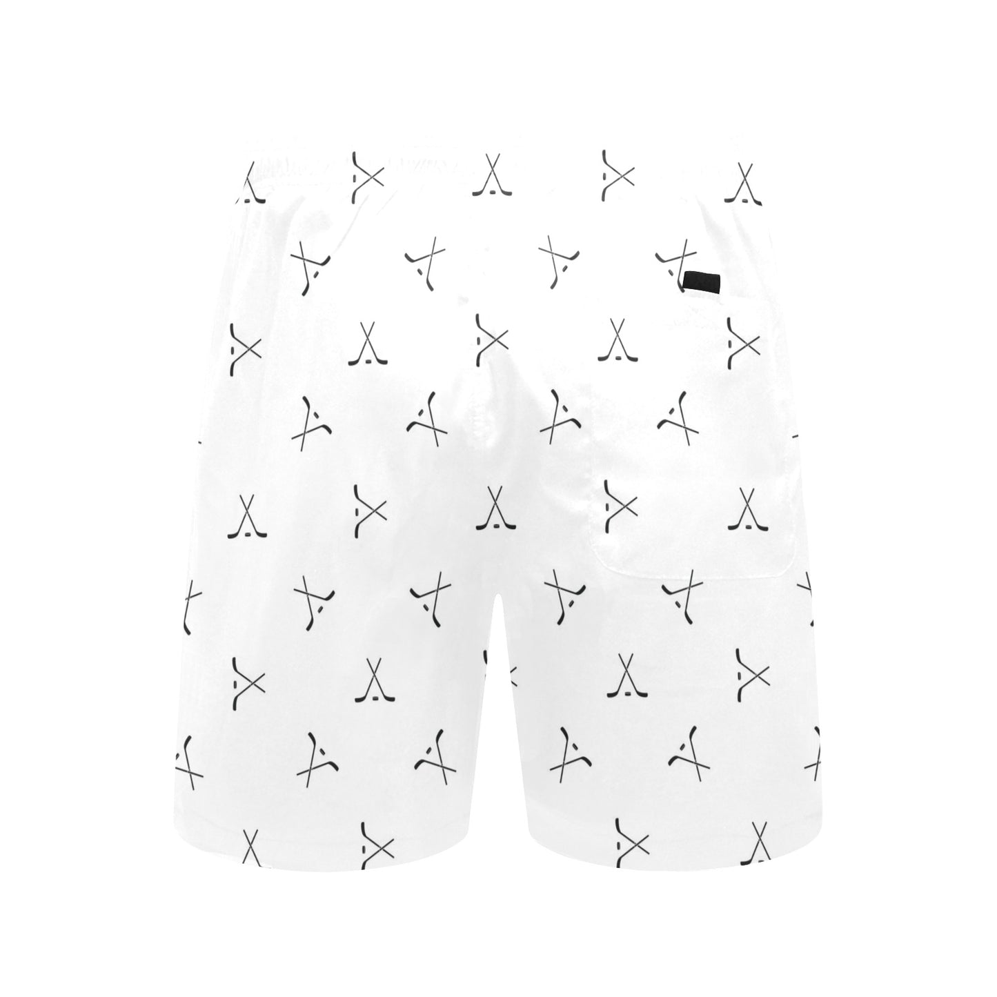 Hockey Print Design LKS304 Men's Swim Trunks Beach Shorts