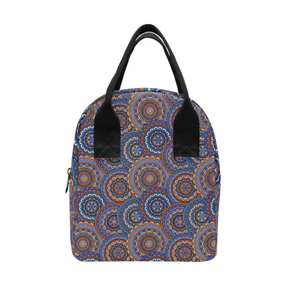 Mandala Boho Chic Design Print Insulated Lunch Bag