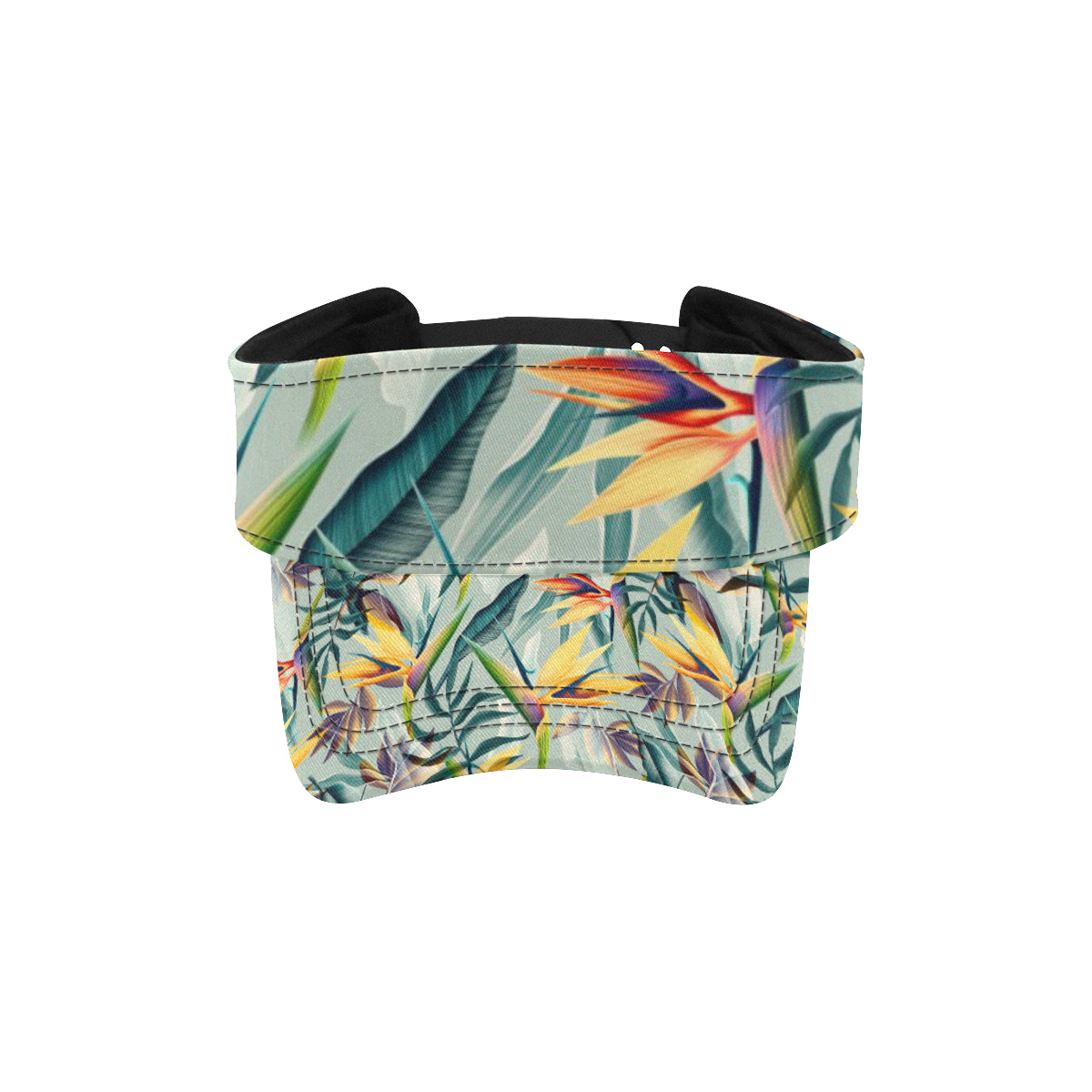 Tropical Flower Pattern Print Design TF022 Unisex Sun Visor