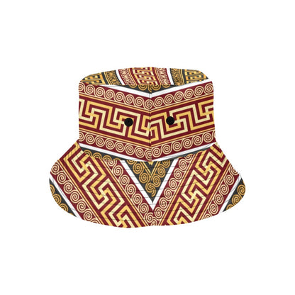Ancient Greek Pattern Print Design LKS302 Unisex Bucket Hat