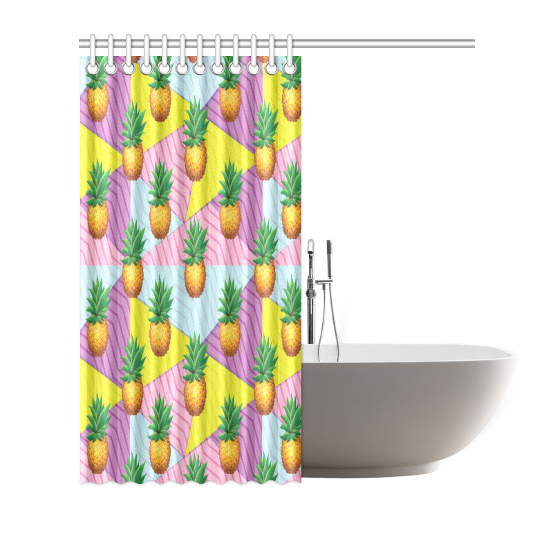 Pineapple Pattern Print Design PP05 Shower Curtain