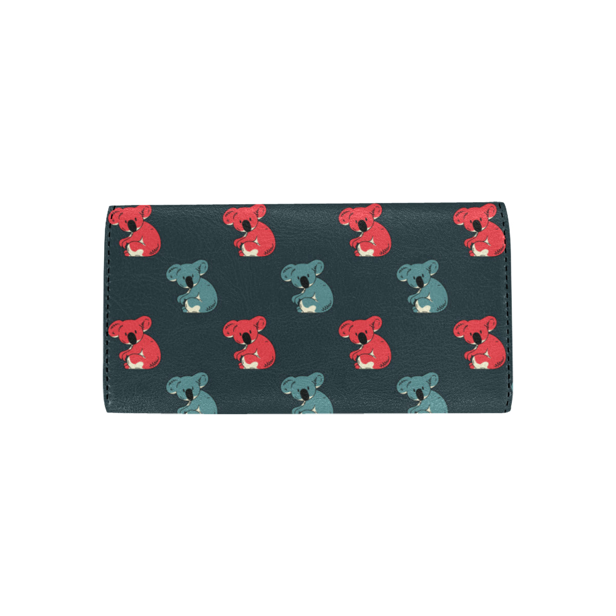 Koala Pattern Print Design 02 Women's Trifold Wallet