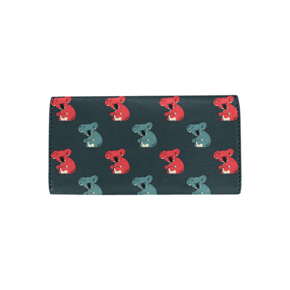 Koala Pattern Print Design 02 Women's Trifold Wallet