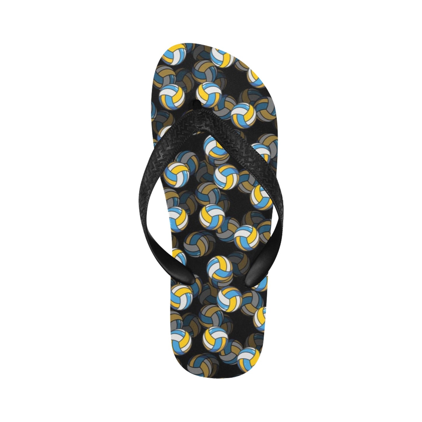 Volleyball Print Design LKS302 Flip Flops