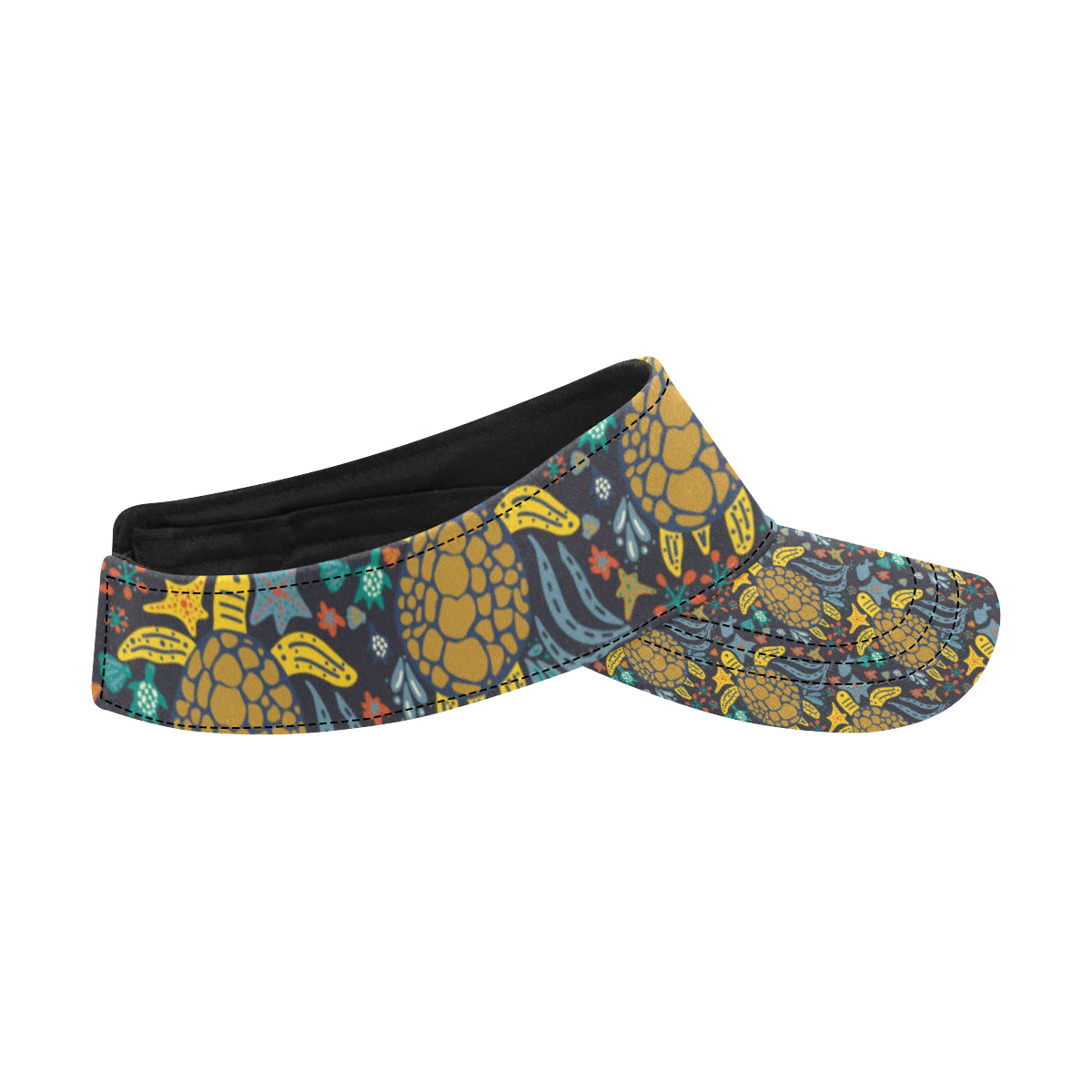 Sea Turtle Pattern Print Design T03 Unisex Sun Visor