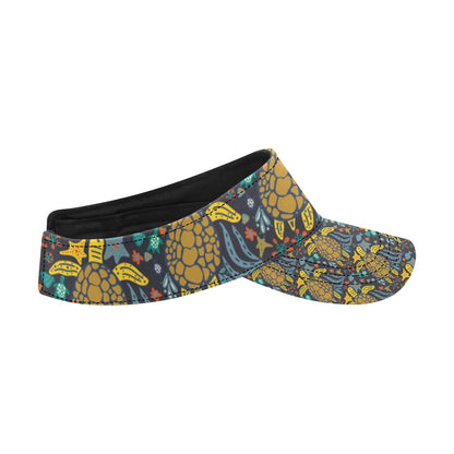 Sea Turtle Pattern Print Design T03 Unisex Sun Visor