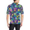 Hawaiian Themed Pattern Print Design H014 Men Polo Shirt