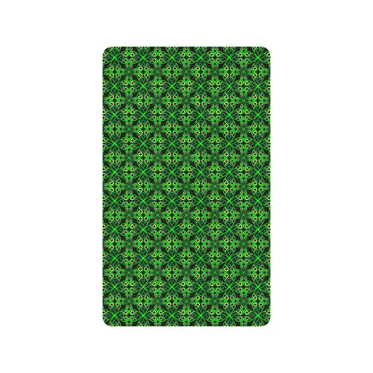 Celtic Green Neon Design Rubber Doormat