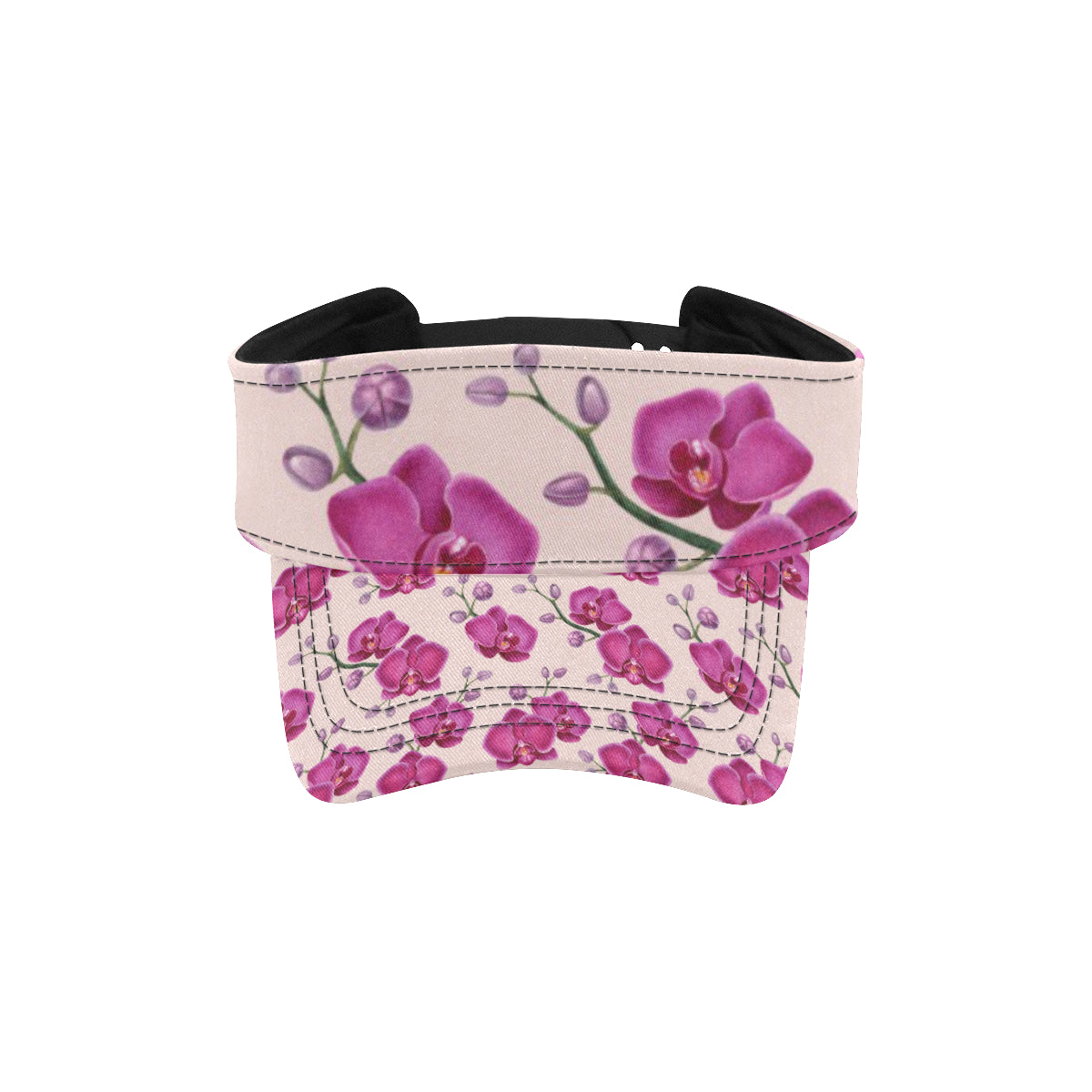 Orchid Purple Pattern Print Design OR04 Unisex Sun Visor
